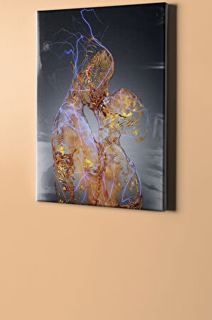 Sayılarla Boyama Seti Kasnaklı Yıldırım Aşkı 50 X 65 Cm