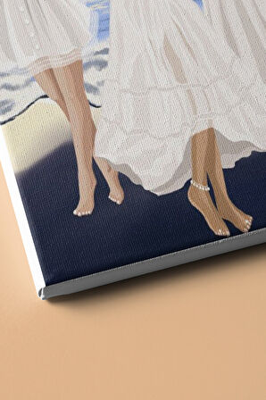 Sayılarla Boyama Seti Kasnaklı Dolunayla Dans 60 X 75 Cm