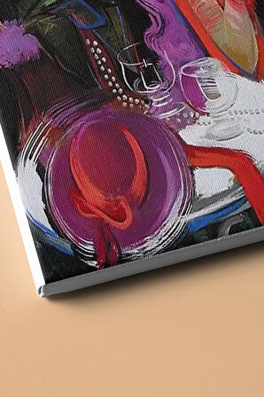 Sayılarla Boyama Seti Kasnaklı Kadınların Eğlencesi 60 X 75 Cm