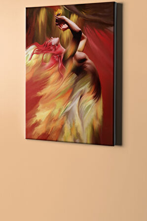 Sayılarla Boyama Seti Kasnaklı Renkli Kraliçe 60 X 75 Cm