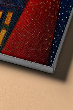 Sayılarla Boyama Seti Kasnaklı Gece Yarısı Melekleri 50 X 65 Cm