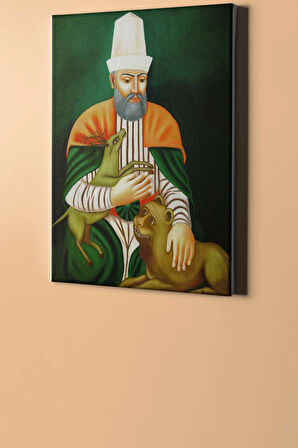 Sayılarla Boyama Seti Kasnaklı Hacı Bektaş 60 X 75 Cm
