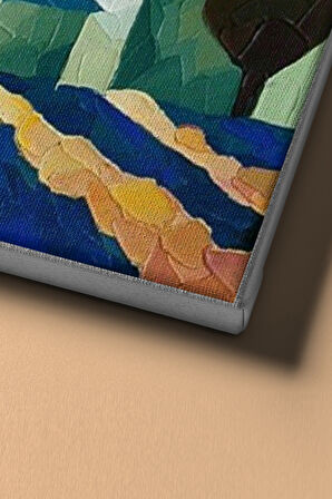 Sayılarla Boyama Seti Kasnaklı Sonbaharın Gelişi 60 X 75 Cm