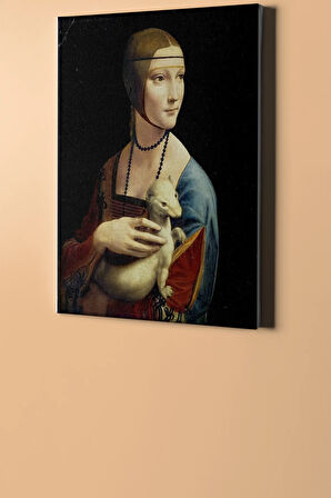 Sayılarla Boyama Seti Kasnaklı Kakımlı Kadın 40 X 50 Cm