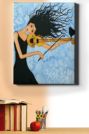 Sayılarla Boyama Seti Kasnaklı Her Yerde Saç 40 X 50 Cm