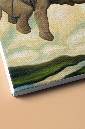 Sayılarla Boyama Seti Kasnaklı Gezgin Fil 50 X 65 Cm