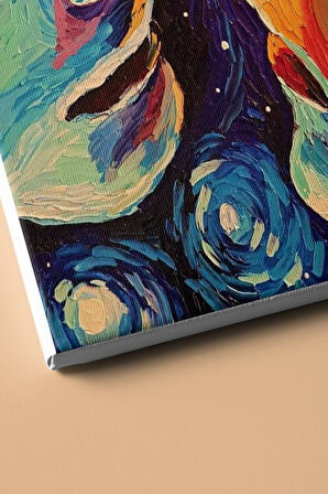 Sayılarla Boyama Seti Kasnaklı Renkler Ve Sen 50 X 65 Cm