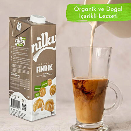 Nilky Fındık Sütü Glütensiz Bitkisel Bazlı Laktosuz Vegan 2x1 lt