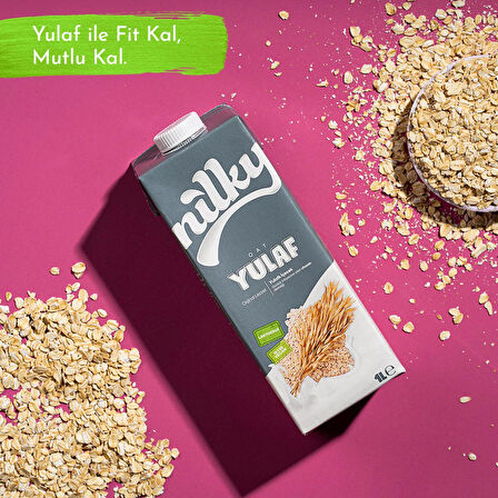 Nilky Yulaf Sütü Bitkisel Bazlı Laktosuz Vegan 6x1 lt