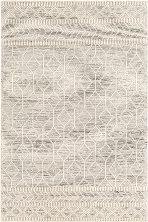 Norella Home Bohem Dokulu Halı Krem Bej 160x230 cm Kaymaz Taban Makinede Yıkanabilir Antre Mutfak Oturma Odası Salon Yatak Odası