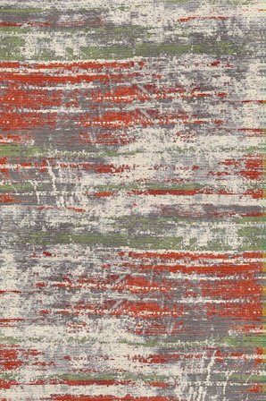 Norella Home Modern Soyut Desenli Halı 200x300 cm Renkli Kaymaz Tabanlı Yıkanabilir