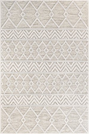 Norella Home Dekoratif Halı Etnik Desenli Krem Bej 200x300 cm Kaymaz Taban Yıkanabilir