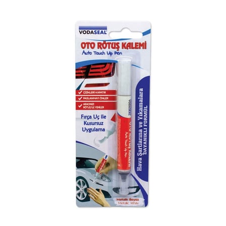 BuradaBulabilirsin Vodaseal Oto Rötuş Kalemi Metalik Beyaz 5 ml NL