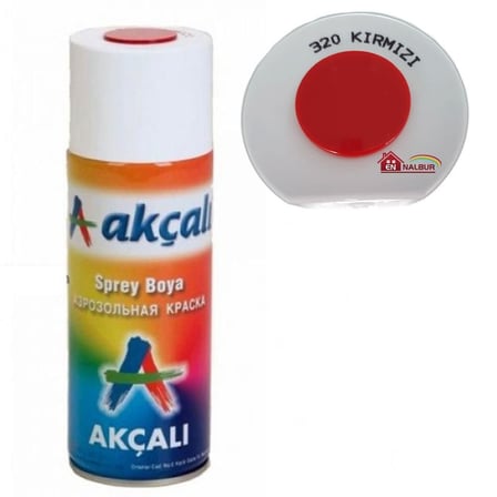 BuradaBulabilirsin Akçalı Sprey Boya 400 ml 320 Kırmızı NL