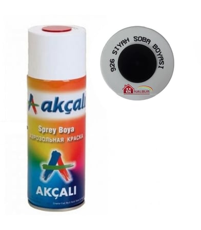 BuradaBulabilirsin Akçalı Sprey Boya 400 ml 926 Siyah Soba Boyası NL