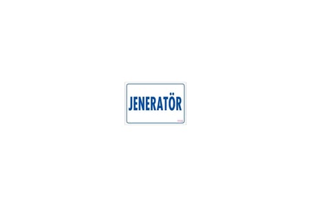 BuradaBulabilirsin Jeneratör Uyarı Levhası 17,5x25 KOD:1722 NL