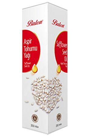 Balen Aspir Tohumu Yağı ( Soğuk Pres ) 250 Ml