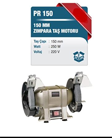 PROTER PR 150 ZIMPARA TAŞ MOTORU