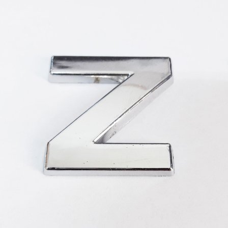 Z Harfi 3,75 Cm Krom Yapışkanlı