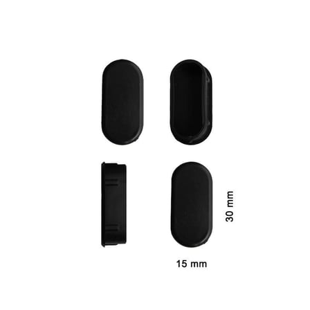 Oval Profil İç Tapa 15X30 Mm 4 Adet