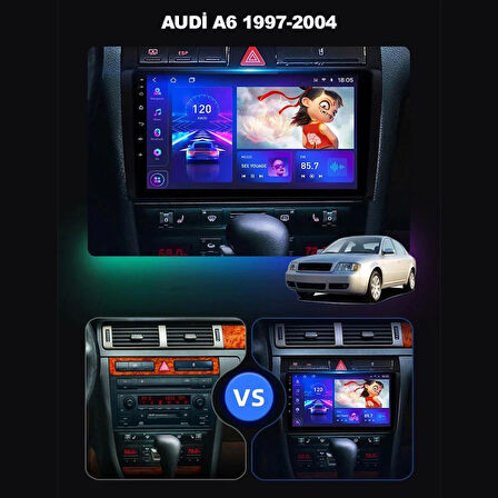 AUDİ A6 1997-2004 UYUMLU 9 inç 6-128 GB MULTİMEDYA