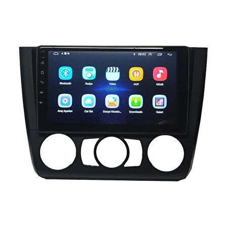 BMW 1 SERİSİ 2004-2011 MANUEL KLİMA UYUMLU 9 inç 4-64 GB MULTİMEDYA