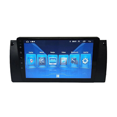 BMW E39 E53 X5 1996-2004 UYUMLU 9 inç 8-128 GB MULTİMEDYA