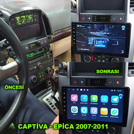 CHEVROLET CAPTİVA 2007-2011 ALTA TAKILAN 9 inç 8-128 GB MULTİMEDYA