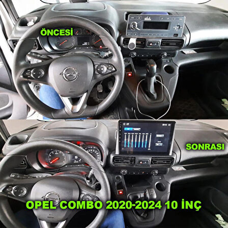 CİTROEN BERLİNGO PEJO RİFTER OPEL COMBO 2019-2024 UYUMLU 6-128 GB MULTİMEDYA