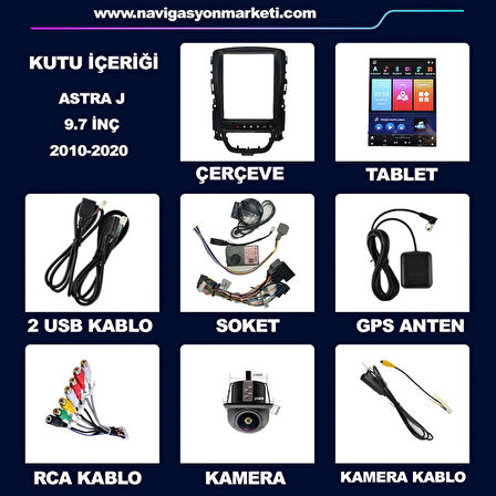 FİAT DOBLO OPEL COMBO 2009-2014 UYUMLU 9 inç 6-128 GB MULTİMEDYA