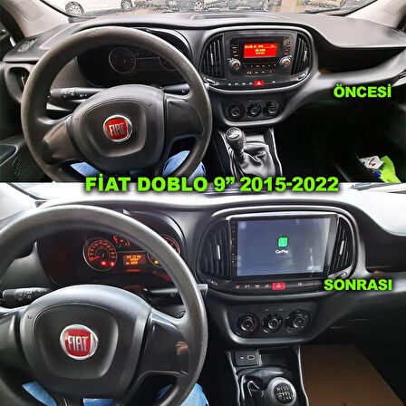 FİAT DOBLO 2015-2022 UYUMLU 10 inç 6-128 GB MULTİMEDYA