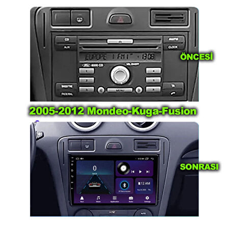 FORD KARE KUGA FUSİON MONDEO FİESTA 9 inç 8-128 GB MULTİMEDYA