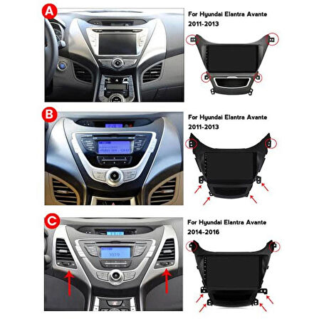 HYUNDAİ ELANTRA 2011-2012 UYUMLU 9 inç 6-128 GB MULTİMEDYA