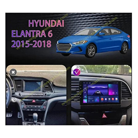 HYUNDAİ ELANTRA 2015-2018 UYUMLU 9 inç 4-64 GB MULTİMEDYA