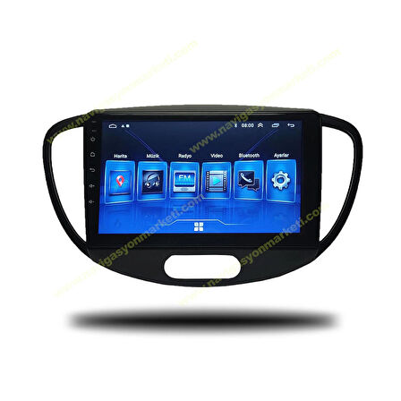 HYUNDAİ İ10 2008-2012 UYUMLU 9 inç 8-128 GB MULTİMEDYA