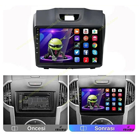 ISUZU DMAX 2012-2019 UYUMLU 9 inç 8-128 GB MULTİMEDYA