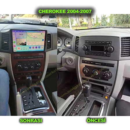 JEEP CHEROKEE 2006-2007 UYUMLU 10 inç 8-128 GB MULTİMEDYA