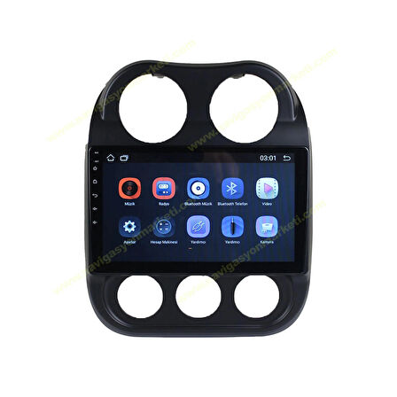 JEEP COMPAS 2010-2015 UYUMLU 10 inç 6-128 GB MULTİMEDYA