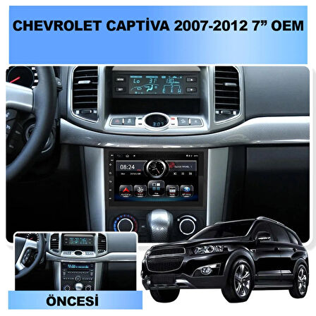 CHEVROLET CAPTİVA 2007-2011 UYUM 7 İNÇ 2-32 GB MULTİMEDYA