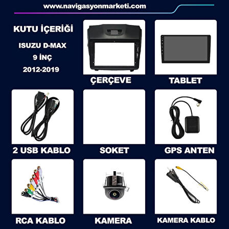 KİA RİO 2011-2015 UYUMLU 9 inç 6-128 GB MULTİMEDYA