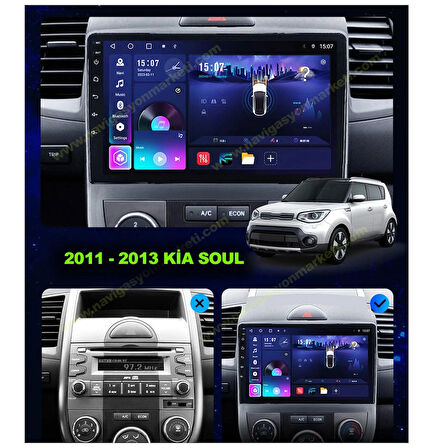 KİA SOUL 2011-2013 UYUMLU 9 inç 8-128 GB MULTİMEDYA