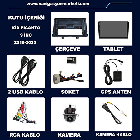 KİA CERATO 2013-2018 UYUMLU 9 inç 6-128 GB MULTİMEDYA