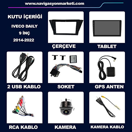 MERCEDES C CLASS 2007-2011 UYUMLU 9 inç 6-128 GB MULTİMEDYA