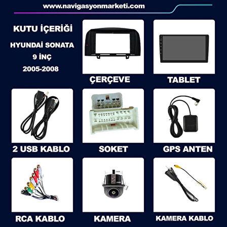 MERCEDES E CLASS 2007-2011 UYUMLU 9 inç 6-128 GB MULTİMEDYA