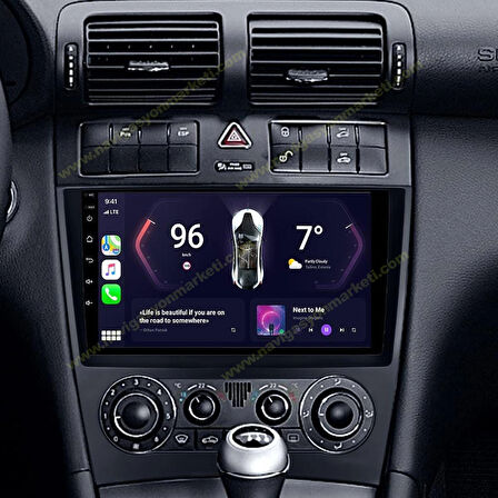 MERCEDES W203 C SERİSİ 1999-2004 UYUMLU 9 inç 8-128 GB MULTİMEDYA