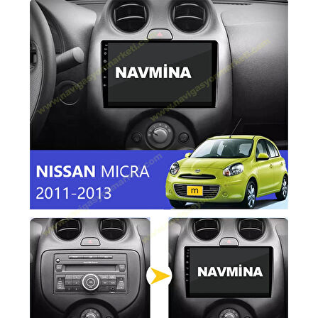 NİSSAN MİCRA 2011-2013 UYUMLU 4-64 GB MULTİMEDYA