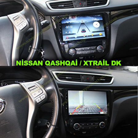 NİSSAN QASHQAİ XTRAİL 2014-2021 DİJİTAL KLİMA UYUMLU 4-64 GB MULTİMEDYA
