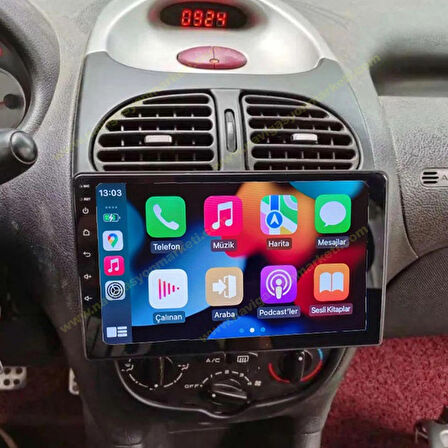 PEUGEOT 206 1999-2011 UYUMLU 8-128 GB MULTİMEDYA