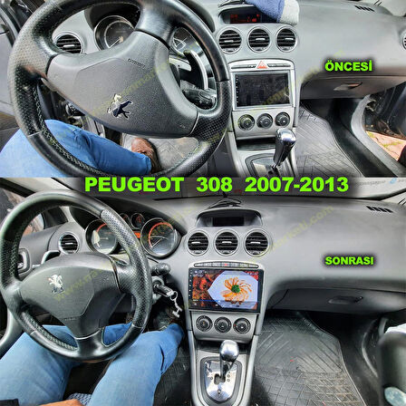 PEUGEOT 308 2007-2013 UYUMLU 8-128 GB MULTİMEDYA