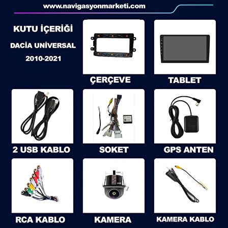 DACİA UNİVERSAL 9 İNÇ 4-32 GB MULTİMEDYA KAMERA